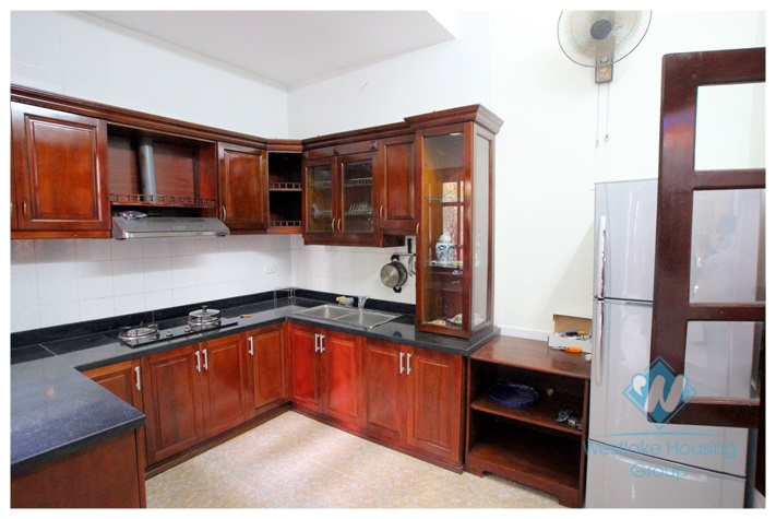 Beautiful villa with garage and garden for rent in Ciputra, Tay Ho